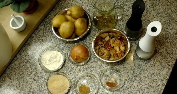 Ингредиенты для драников из картофеля