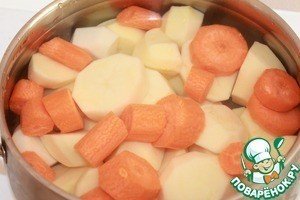 Пюре из картофеля и моркови для грудничка