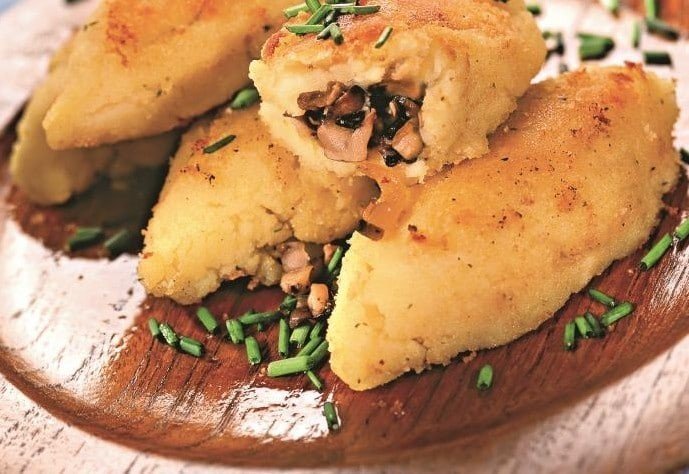 Зразы из картофеля с грибами
