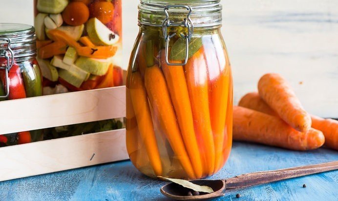 Морковка в маринаде