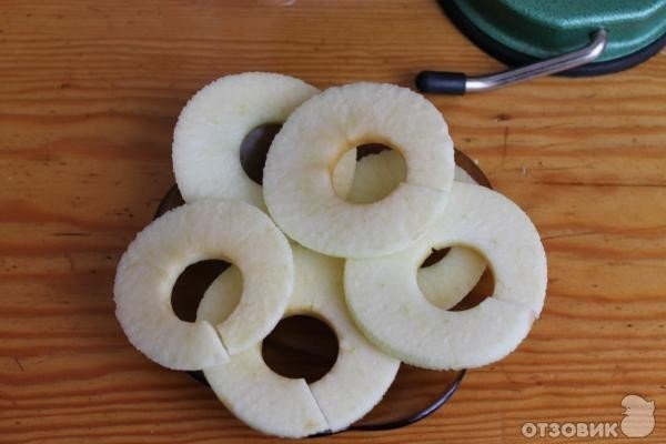 Яблоки в тесте нарезанные кружочками