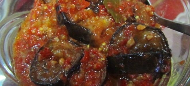 Салат из баклажанов на зиму тещин язык