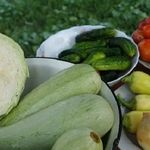 Салат из огурцов, помидоров и перца. Маринованные огурцы и помидоры с болгарским перцем